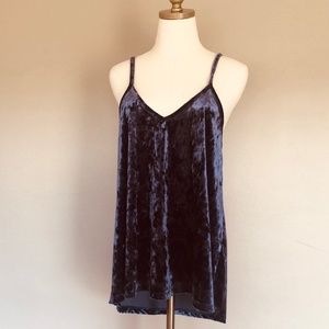 Camisole Velvet Medium Midnight Blue